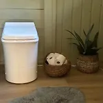 Hytta Pa Med Badestamp *