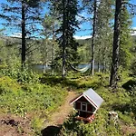 Hytta Pa Med Badestamp