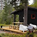 Hytta Pa Med Badestamp Сasa de vacaciones Oyfjell