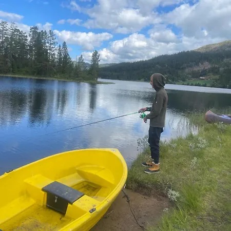 Hytta Pa Med Badestamp * Oyfjell