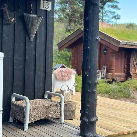 Hytta Pa Med Badestamp *
