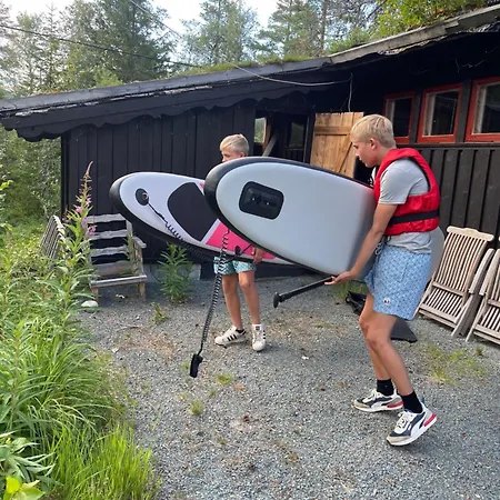 Hytta Pa Med Badestamp *