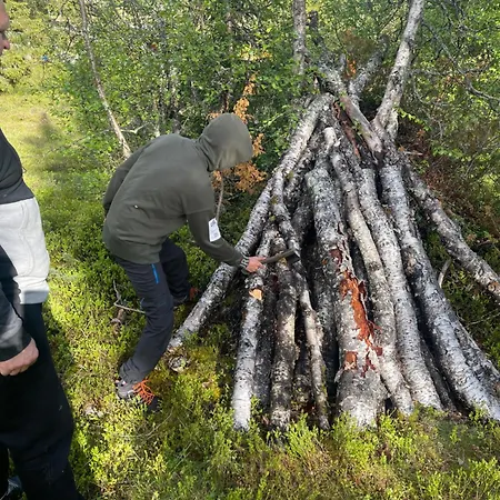 Hytta Pa Med Badestamp Oyfjell